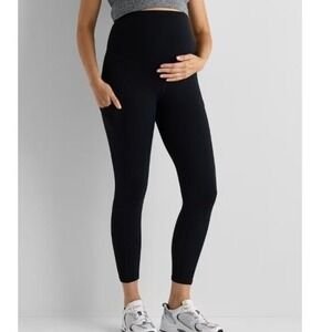 Quince Ultra-Form Maternity Pocket Leggings Black‎ Size X-Small